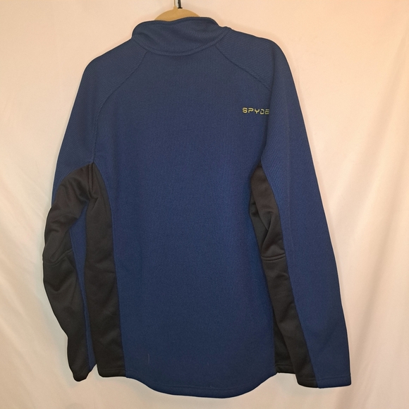 Spyder Men's Navy and Black Performance Jacket XXL #202 - Picture 2 of 7